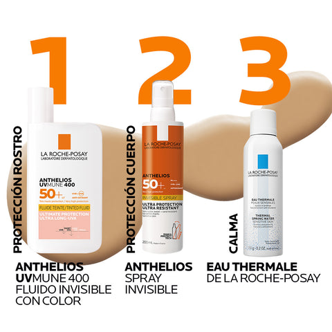 Protector Solar Facial Anthelios Fluido UVMune 400 Con Color SPF 50+ 50ml La Roche Posay