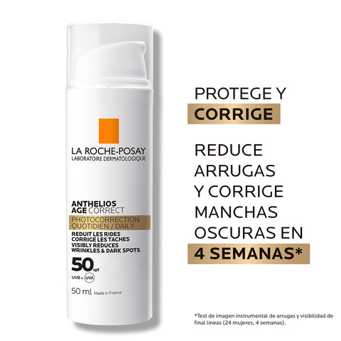 Protector Solar Facial Anthelios Age Correct SPF 50+ 50ml La Roche Posay