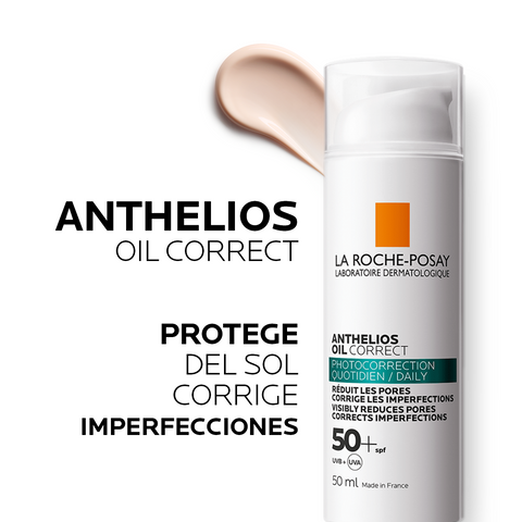 Protector Solar Facial Anthelios Oil Correct SPF 50+ 50ml La Roche Posay