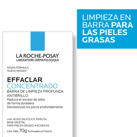 Jabón en Barra Effaclar Pieles Mixtas a Grasas 70gr La Roche Posay