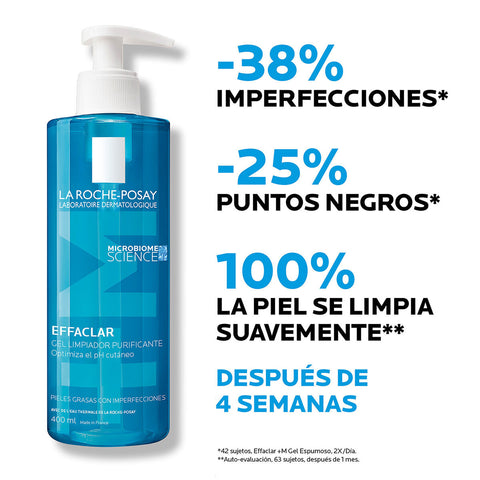 Gel Limpiador Effaclar+M Pieles Mixtas a Grasas 400ml La Roche Posay