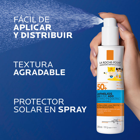 Protector Solar Corporal Niños Anthelios Dermo-pediatrics Spray UVMune 400 SPF 50+ 200ml La Roche Posay