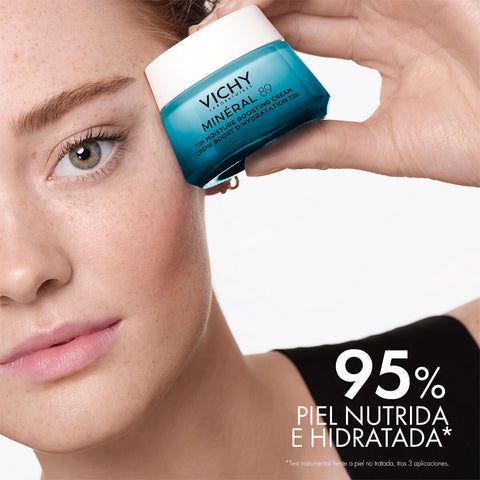 Vichy Mineral 89 Crema Hidratante 72hrs Hidratación Intensa 50ml