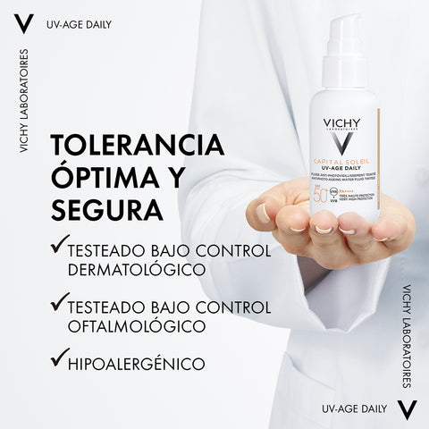 Vichy Capital Soleil UV-Age SPF50+ con Color Protector Solar 40ml