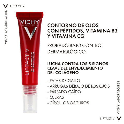 Vichy LIFTACTIV Collagen Specialist Contorno de Ojos 15 ml