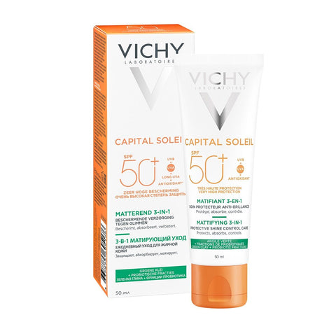 Vichy Capital Soleil Matificante 3 en 1 SPF50+ Antimanchas 50ml