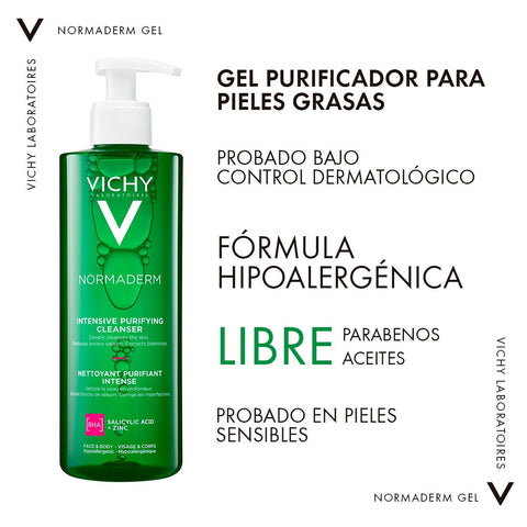 Vichy NORMADERM Gel de Limpieza Purificante 400ml
