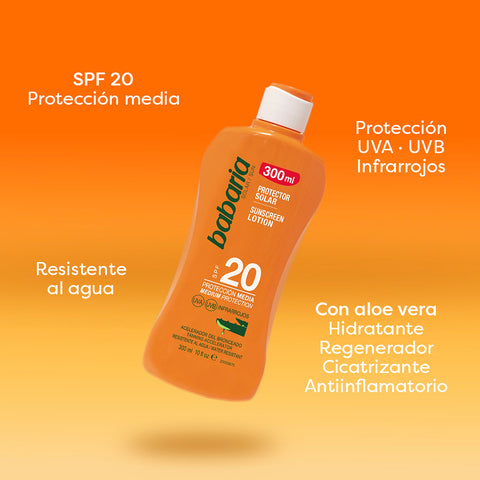 Leche Protectora Solar Aloe SPF50 Babaria 200ml - Shopy Guatemala