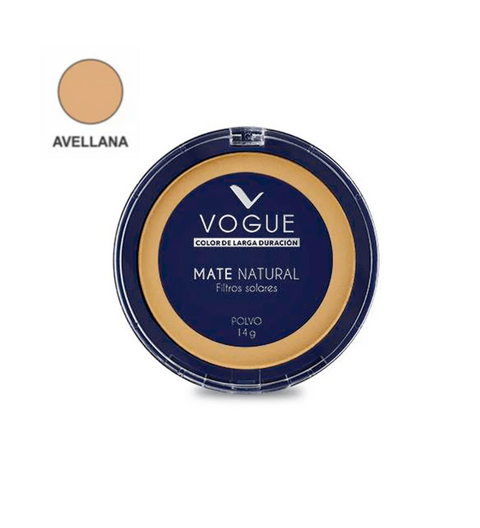 Polvo Compacto Mate Avellana Valvula
