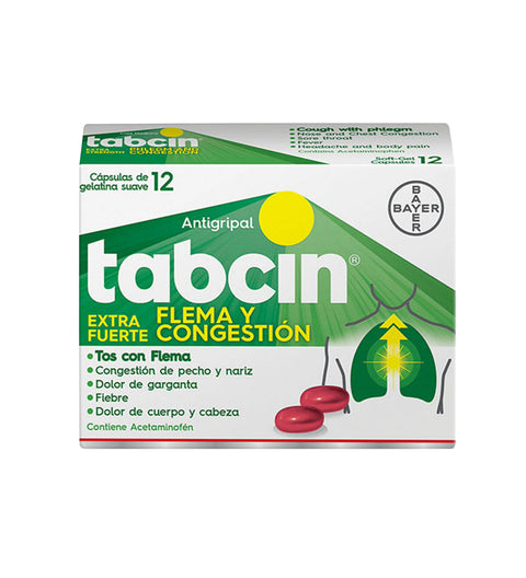 Tabcin EF Flema 12 Capsulas