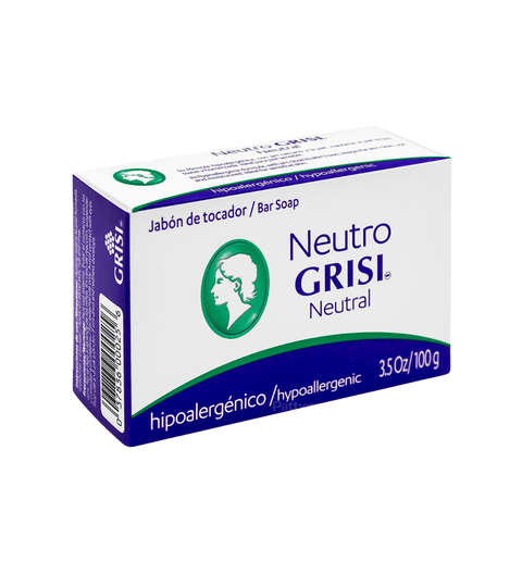Jabón Grisi Neutro de 100 gramos