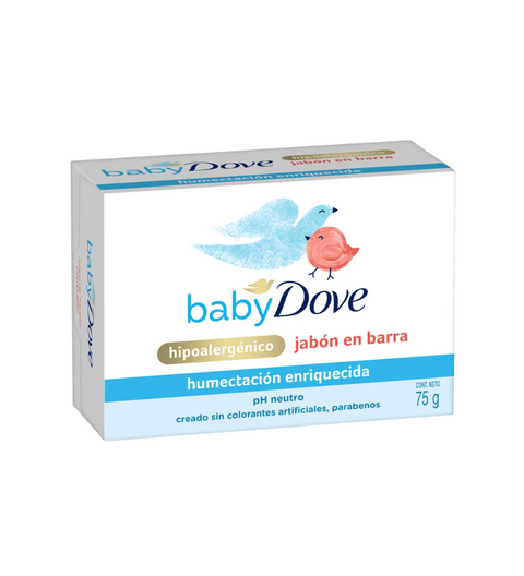 Jabón Dove Baby Hidratación Enriquecida 75 gramos