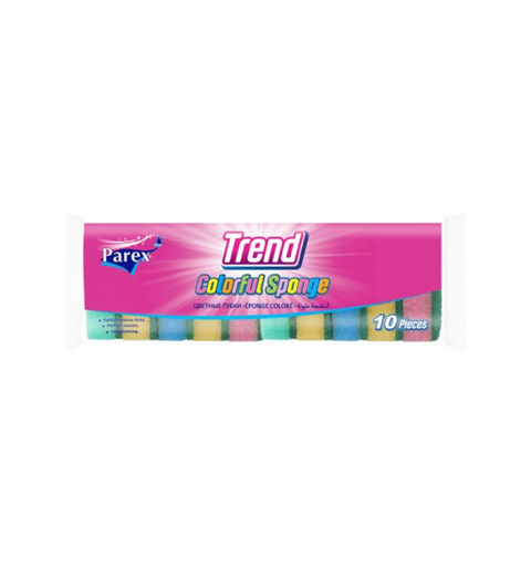 Esponja Multicolor de 10 unidades Parex