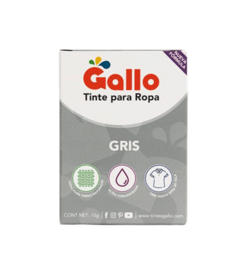 Tinte Gallo Gris de 15 gramos