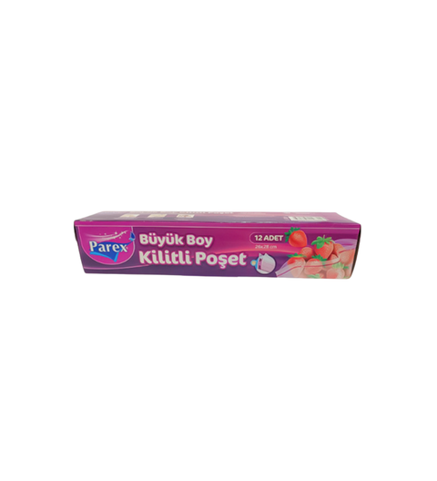 Bolsa Ziploc de 12 unidades Parex