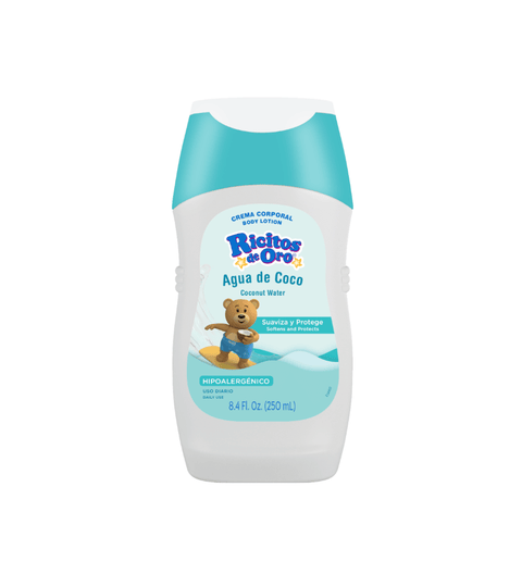 Crema Ricitos De Oro Agua de Coco de 250 ml