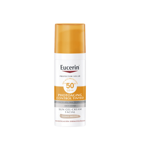 Protector Solar Eucerin Facial Con Color SPF50 de 50 ml