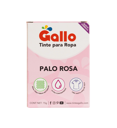 Tinte Gallo Palo Rosa de 15 gramos