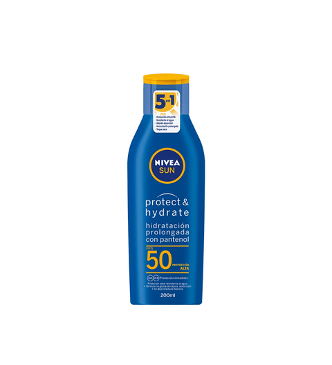 Protector Solar Nivea Sun Protection & Hidratante FPS50 de 200 ml