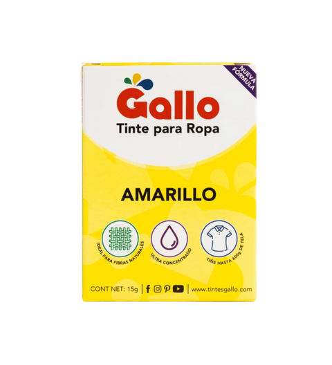 Tinte Gallo Amarillo de 15 gramos