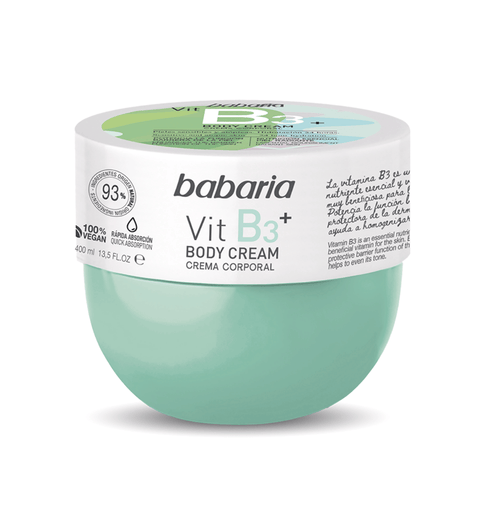 Crema Corporal Vitamina B3 Babaria 400 ml