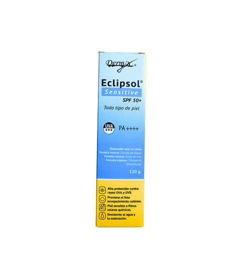 Protector Solar ECLIPSOL Sensitive SPF50+ 120g