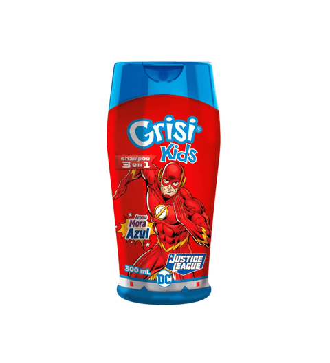 Shampoo Grisi Kids 3 en 1 Liga de la Justicia de 300 ml