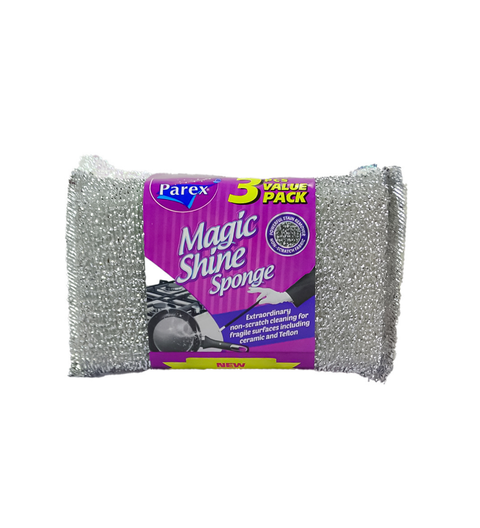 Esponja Magic Shine de 3 unidades Parex