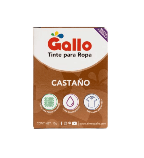 Tinte Gallo Castaño de 15 gramos