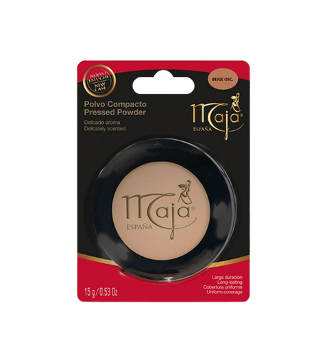 Polvo Compacto Maja Beige Oscuro de 15 gramos