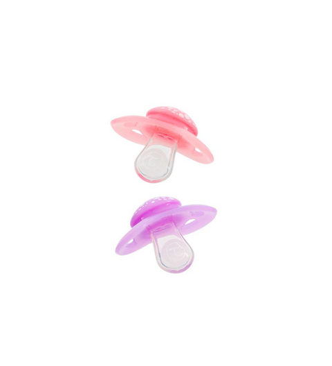 Chupete 2 piezas Rosa/Morado Twistshake