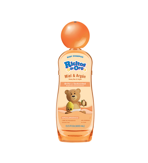 Shampoo Ricitos De Oro Miel & Argan de 400 ml