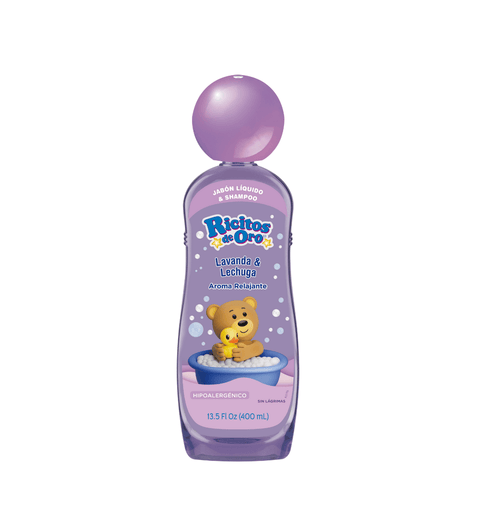 Shampoo & Shower Ricitos De Oro de 400 ml Lavanda & Lechuga