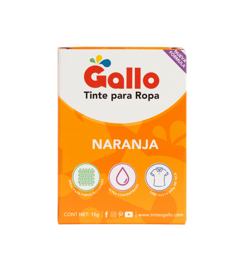 Tinte Gallo Anaranjado de 15 gramos